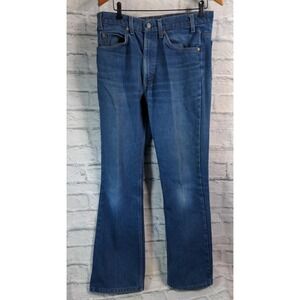 vintage LEVIS Boot Cut Orange Tab 34 X 31  DENIM JEANS. #9